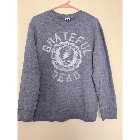 Grateful Dead Other - Official Grateful Dead Blue / Gray Heather Crewneck Sweatshirt 2011 Band Merch